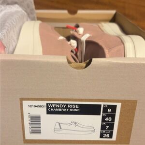 Hey Dude Wendy Rise Pink Sneakers